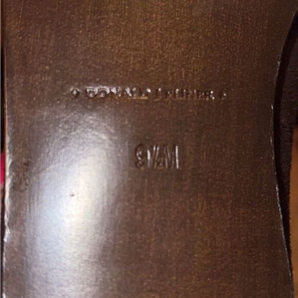 Donald Pliner Brown Metallic Leather 9 1/2 M - Picture 6 of 6